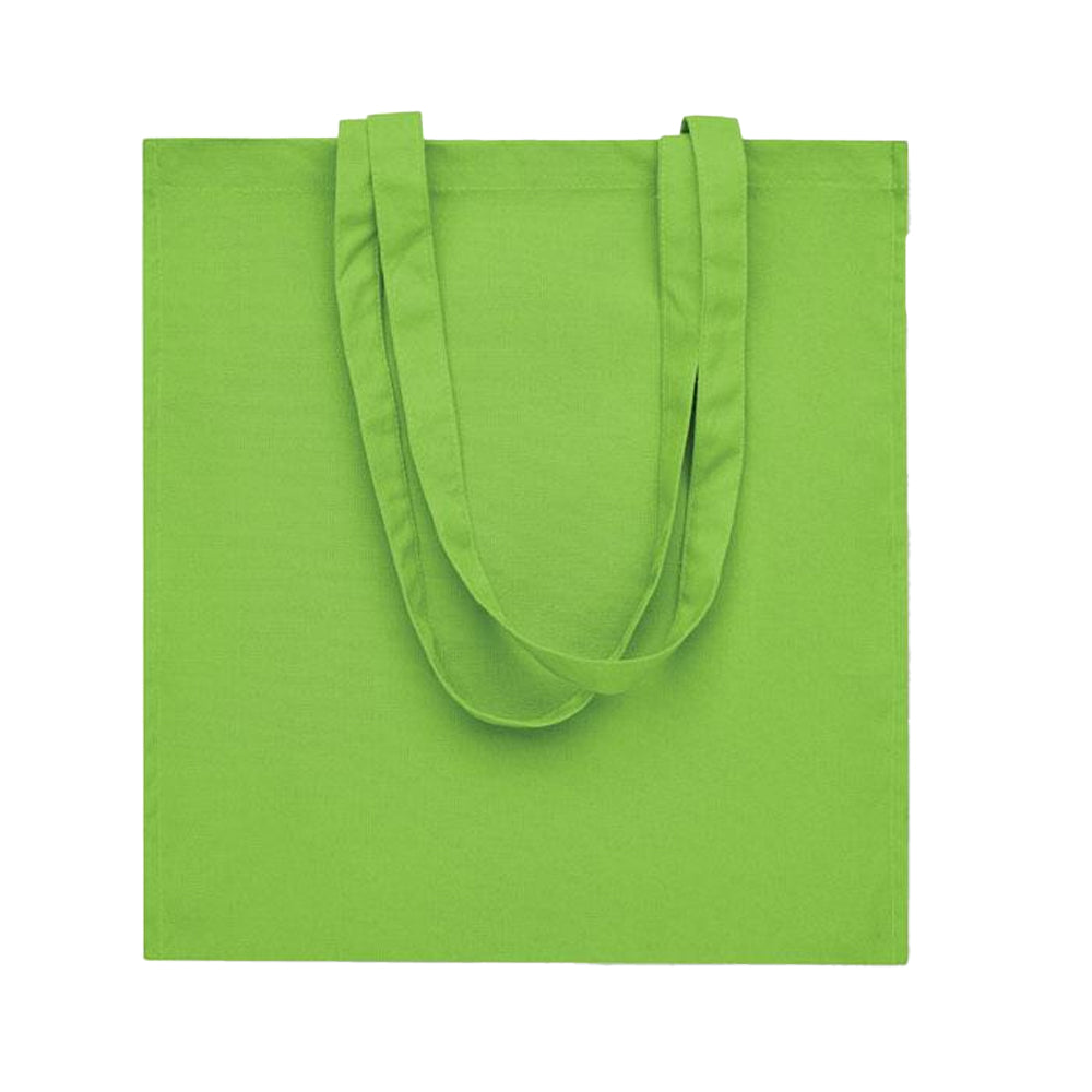 Lime - Side - MidOcean Bente Organic Cotton Shopper Bag