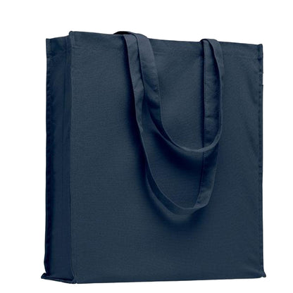 French Navy - Front - MidOcean Bente Organic Cotton Shopper Bag