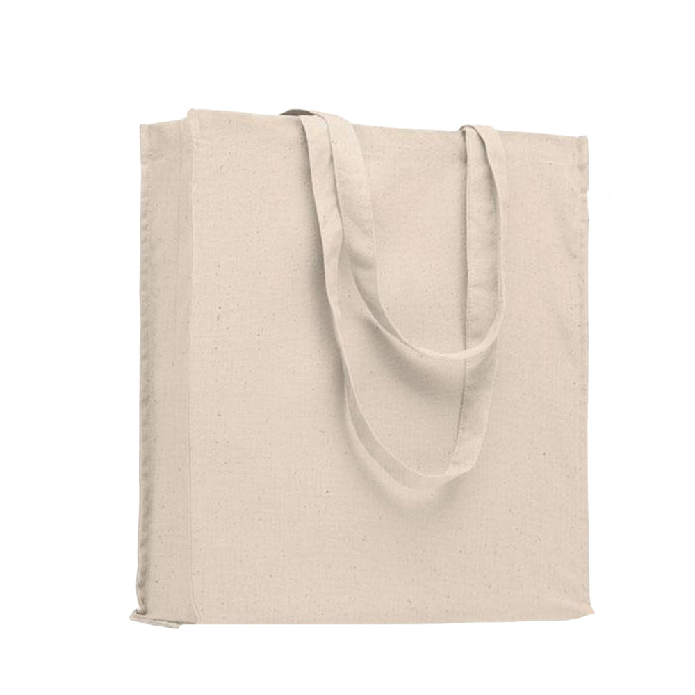 Beige - Front - MidOcean Bente Organic Cotton Shopper Bag
