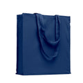 Blue - Front - MidOcean Bente Organic Cotton Shopper Bag