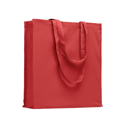 Red - Front - MidOcean Bente Organic Cotton Shopper Bag