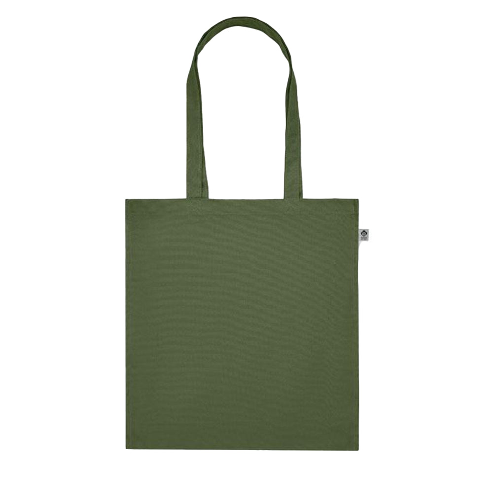Green - Back - MidOcean Bente Organic Cotton Shopper Bag