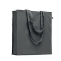 Stone Grey - Front - MidOcean Bente Organic Cotton Shopper Bag