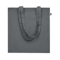 Stone Grey - Back - MidOcean Bente Organic Cotton Shopper Bag