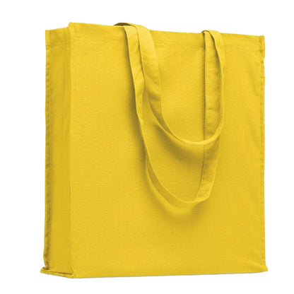 Yellow - Front - MidOcean Bente Organic Cotton Shopper Bag