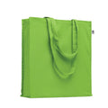 Lime - Front - MidOcean Bente Organic Cotton Shopper Bag