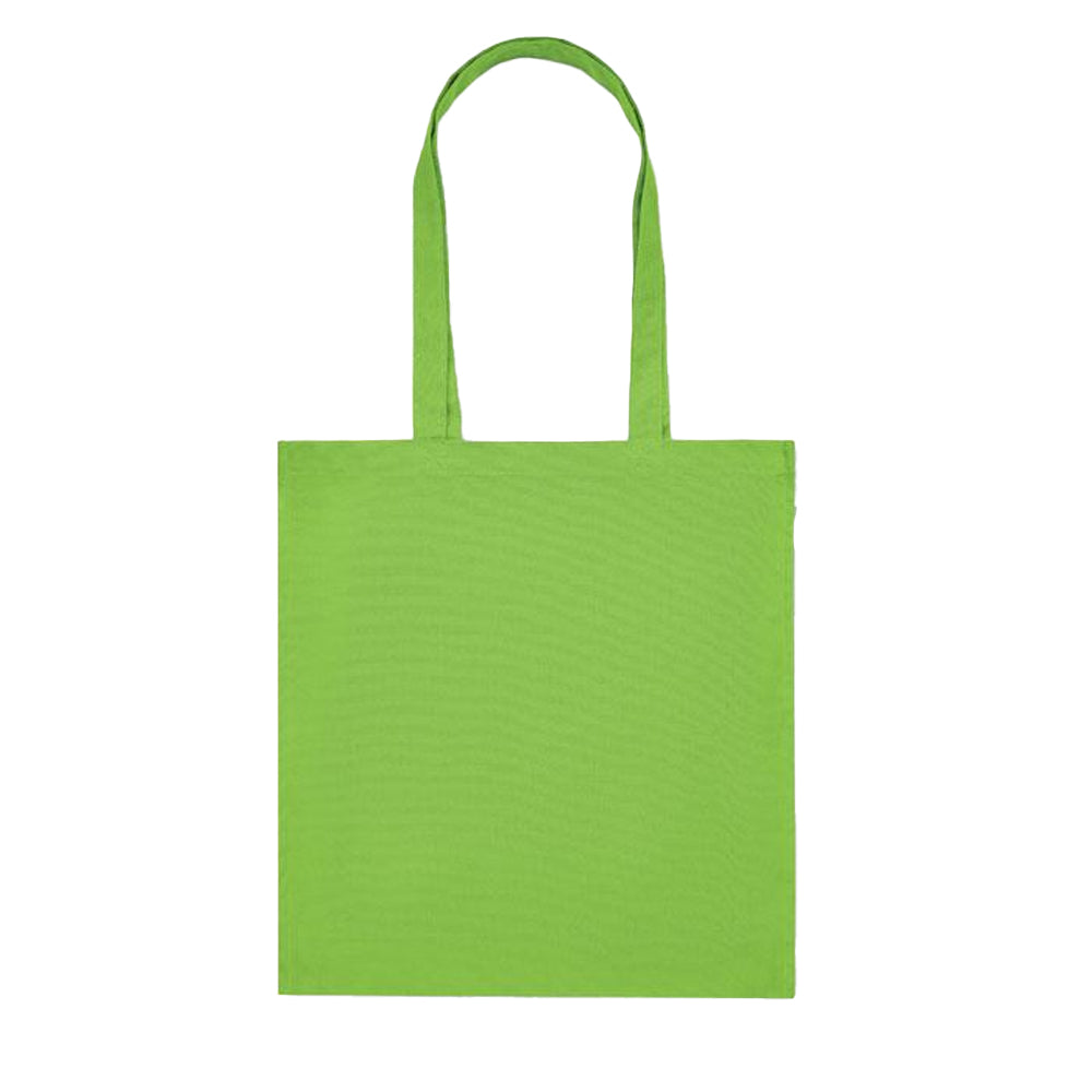Lime - Back - MidOcean Bente Organic Cotton Shopper Bag