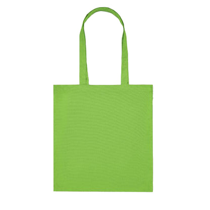 Lime - Back - MidOcean Bente Organic Cotton Shopper Bag