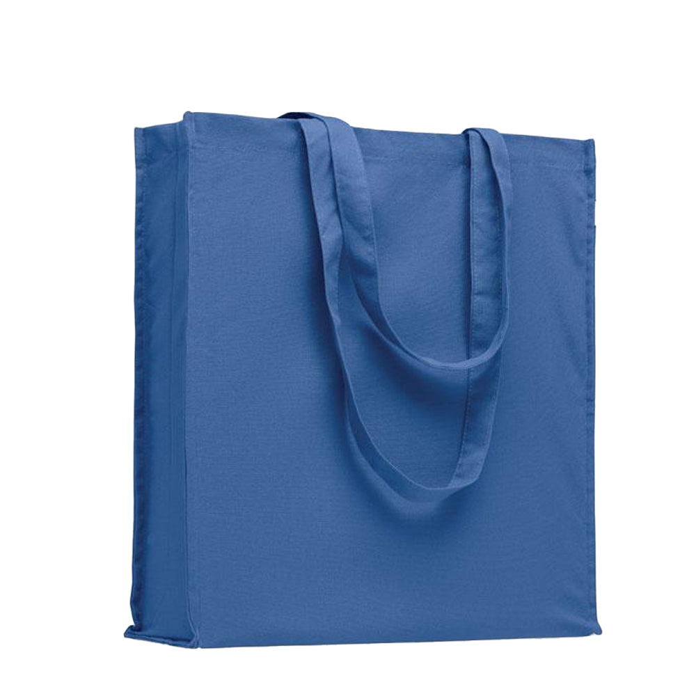 Royal Blue - Front - MidOcean Bente Organic Cotton Shopper Bag