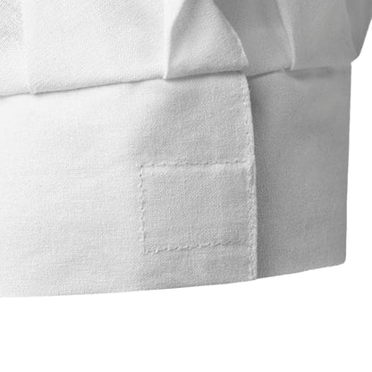 White - Back - MidOcean Plain Cotton Chef Hat