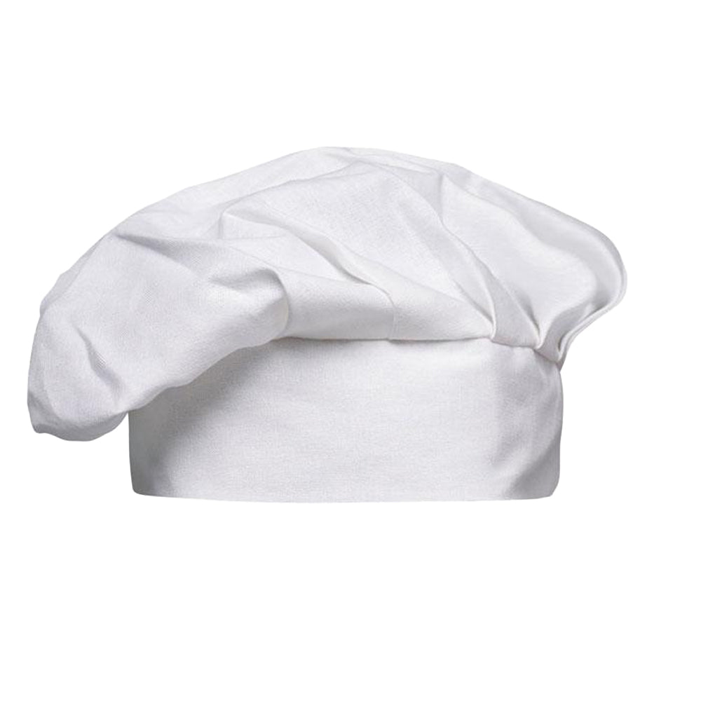 White - Front - MidOcean Plain Cotton Chef Hat