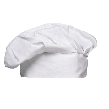 White - Front - MidOcean Plain Cotton Chef Hat
