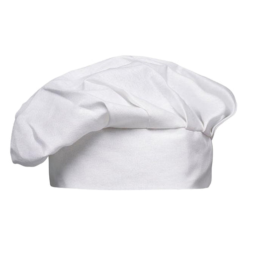 White - Front - MidOcean Plain Cotton Chef Hat