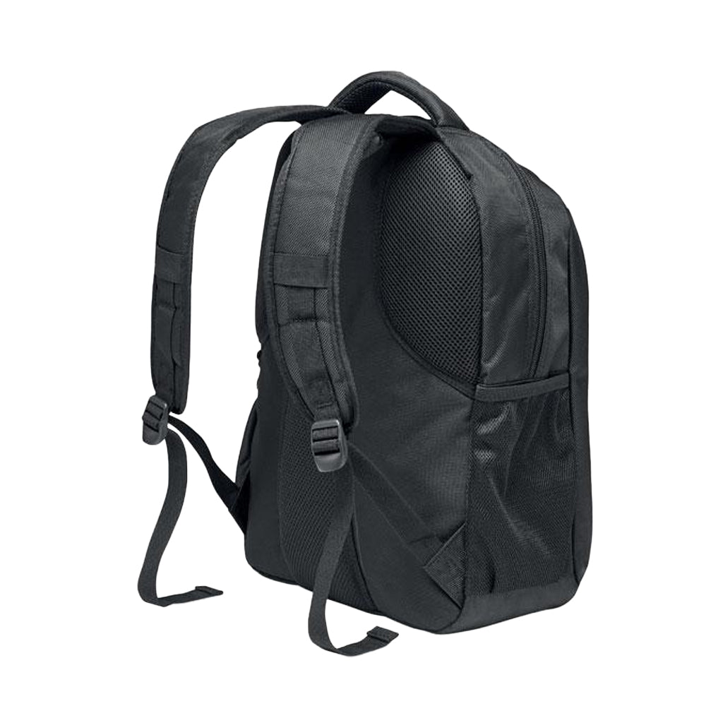 Black - Back - MidOcean Macau Plain Laptop Backpack