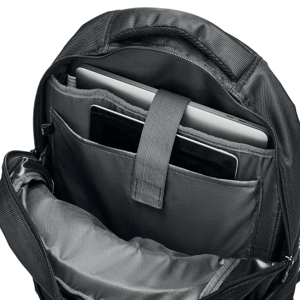 Black - Side - MidOcean Macau Plain Laptop Backpack