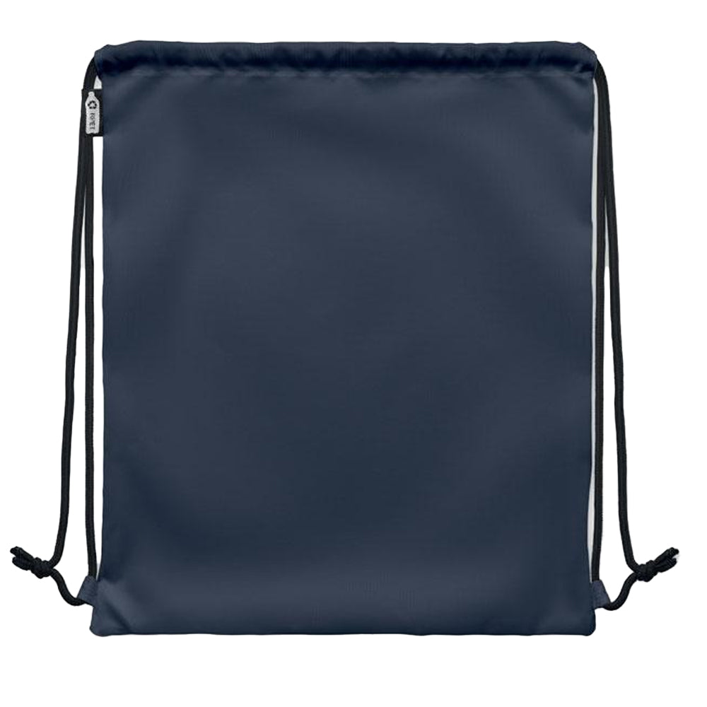 Blue - Back - MidOcean Night Large RPET Drawstring Bag