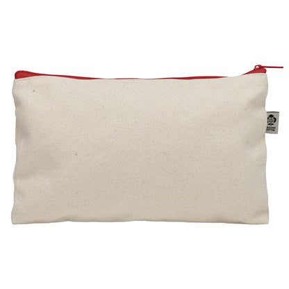 Red - Front - MidOcean Pesacara Cotton Cosmetic Bag