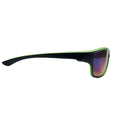 Lime - Back - MidOcean Yuma UV Mirrored Sport Sunglasses