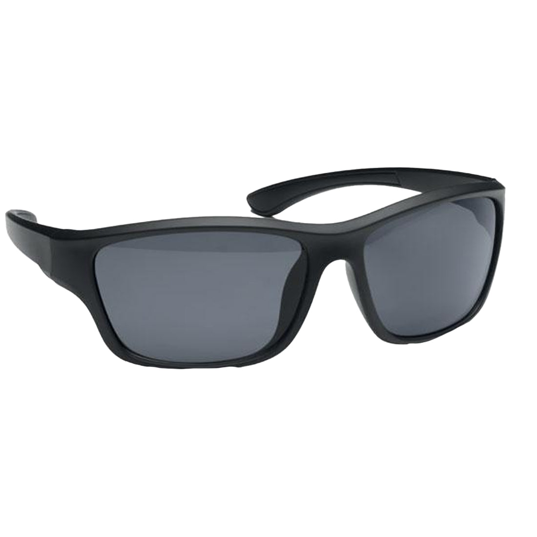 Black - Front - MidOcean Yuma UV Mirrored Sport Sunglasses