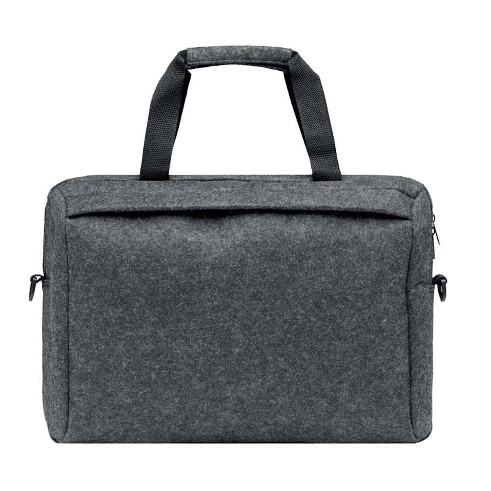 Stone Grey - Lifestyle - MidOcean Plana RPET Felt Laptop Bag