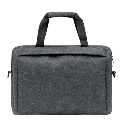 Stone Grey - Lifestyle - MidOcean Plana RPET Felt Laptop Bag