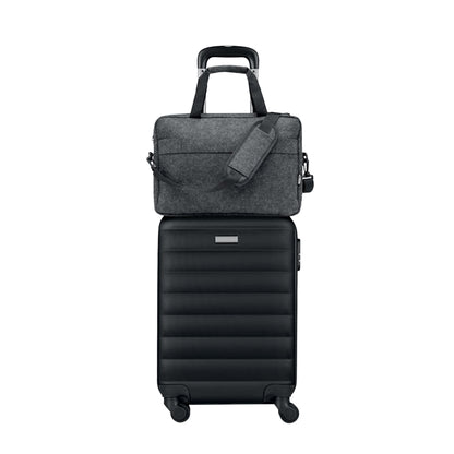 Stone Grey - Pack Shot - MidOcean Plana RPET Felt Laptop Bag