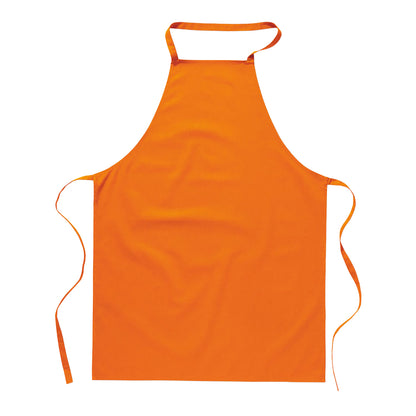 Orange - Front - MidOcean Kitab Cotton Kitchen Apron