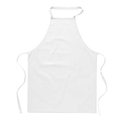 White - Front - MidOcean Kitab Cotton Kitchen Apron