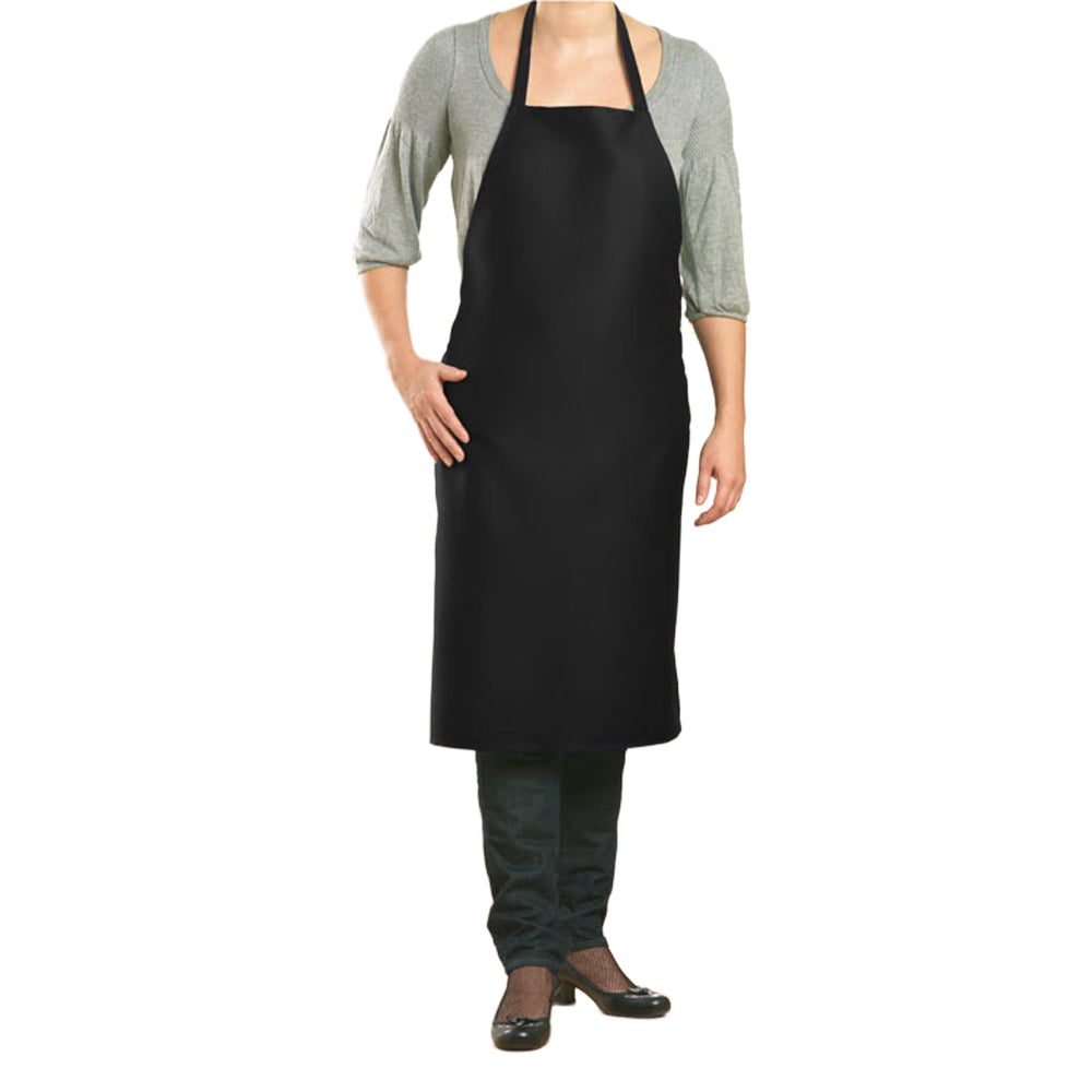 Black - Side - MidOcean Kitab Cotton Kitchen Apron