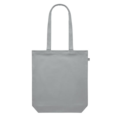 Grey - Side - MidOcean Coco Canvas Shopper Bag