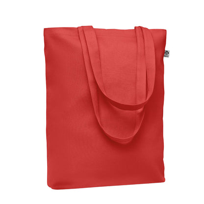 Red - Front - MidOcean Coco Canvas Shopper Bag