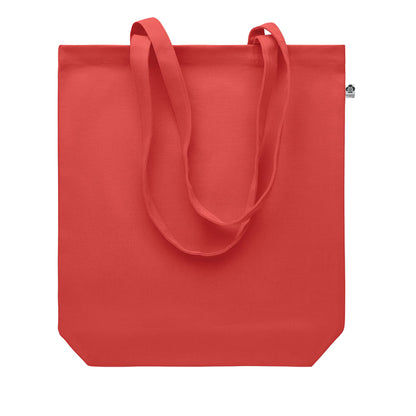 Red - Back - MidOcean Coco Canvas Shopper Bag