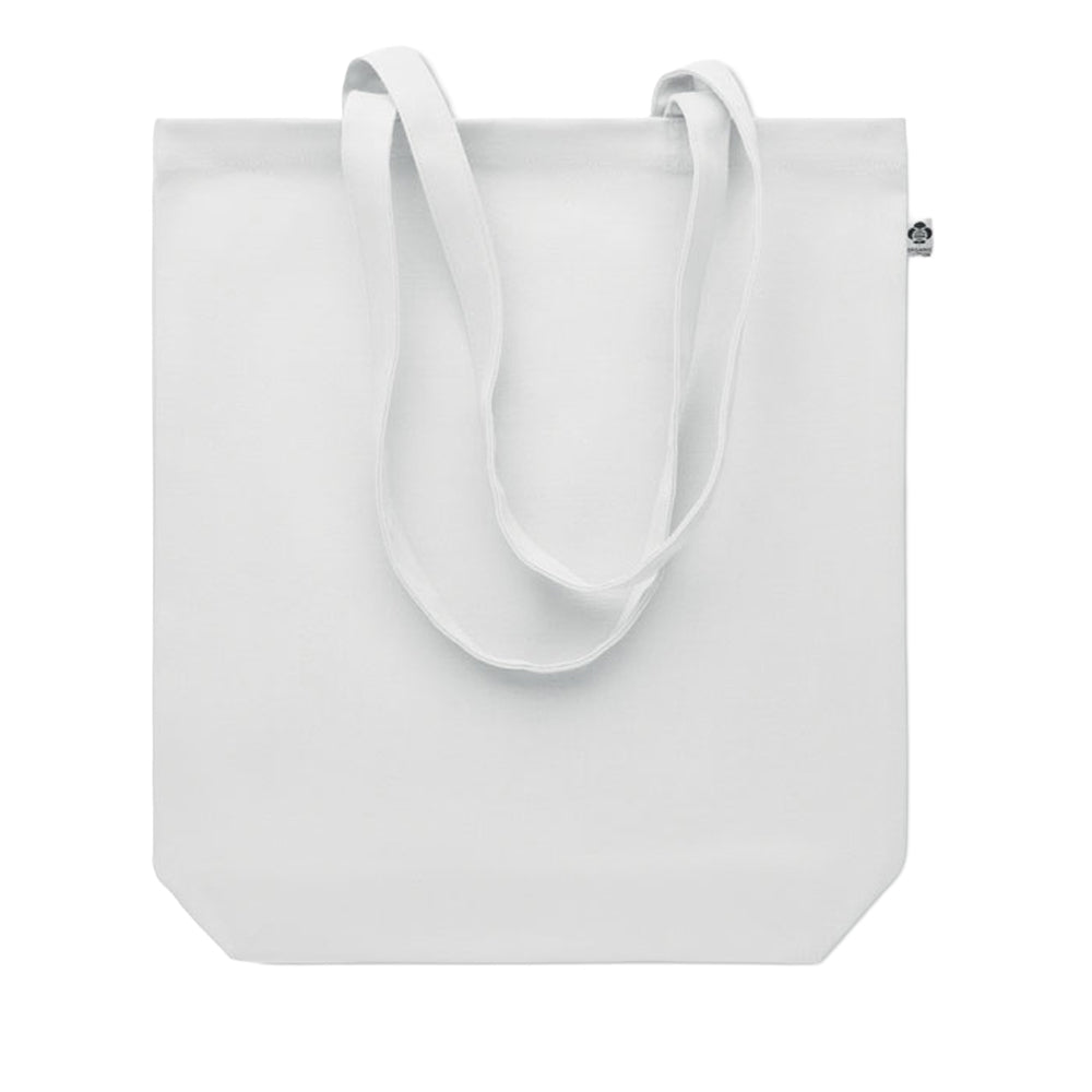 White - Back - MidOcean Coco Canvas Shopper Bag
