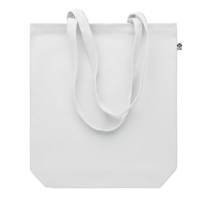 White - Back - MidOcean Coco Canvas Shopper Bag