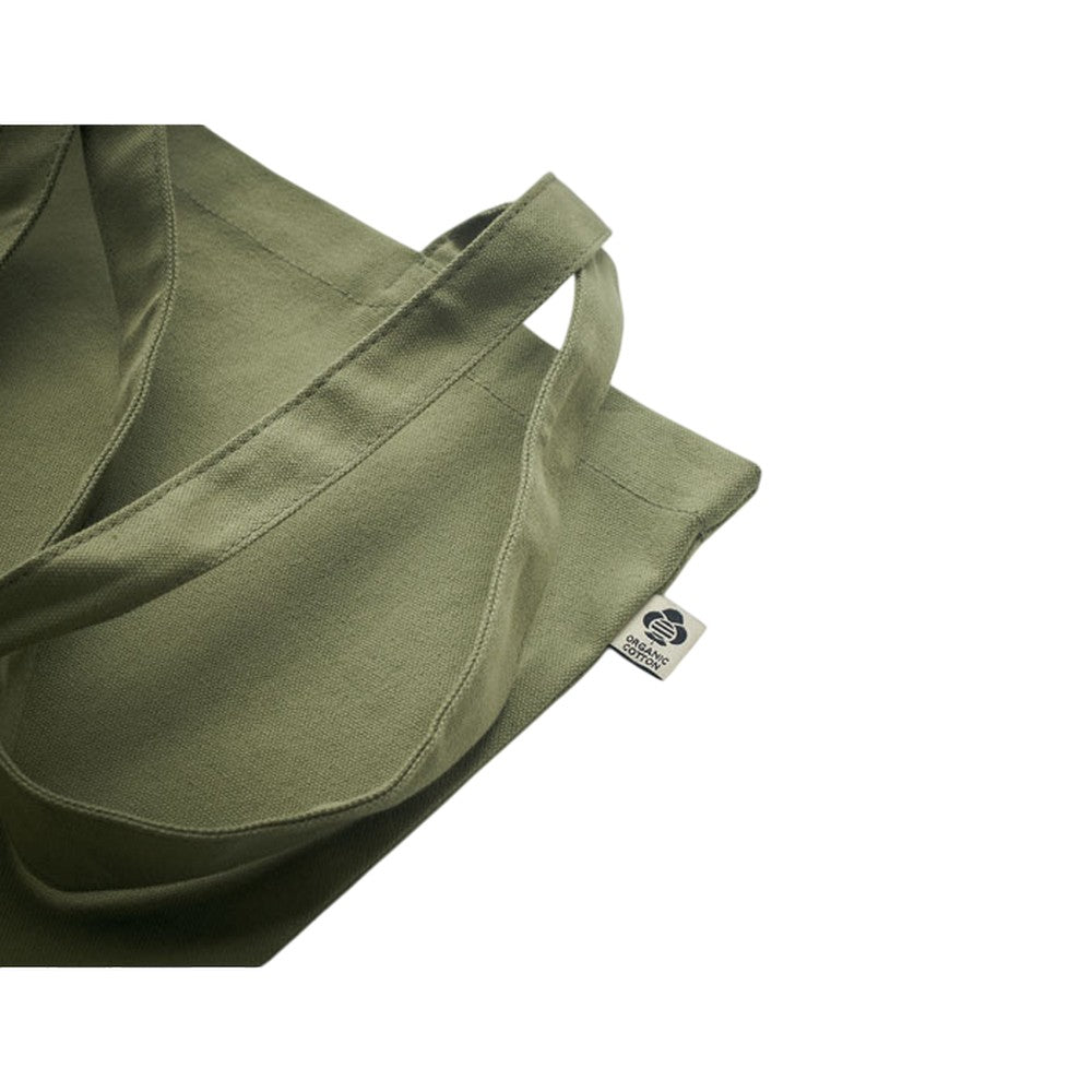 Green - Side - MidOcean Coco Canvas Shopper Bag