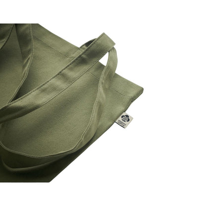 Green - Side - MidOcean Coco Canvas Shopper Bag