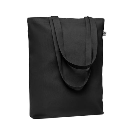 Black - Front - MidOcean Coco Canvas Shopper Bag
