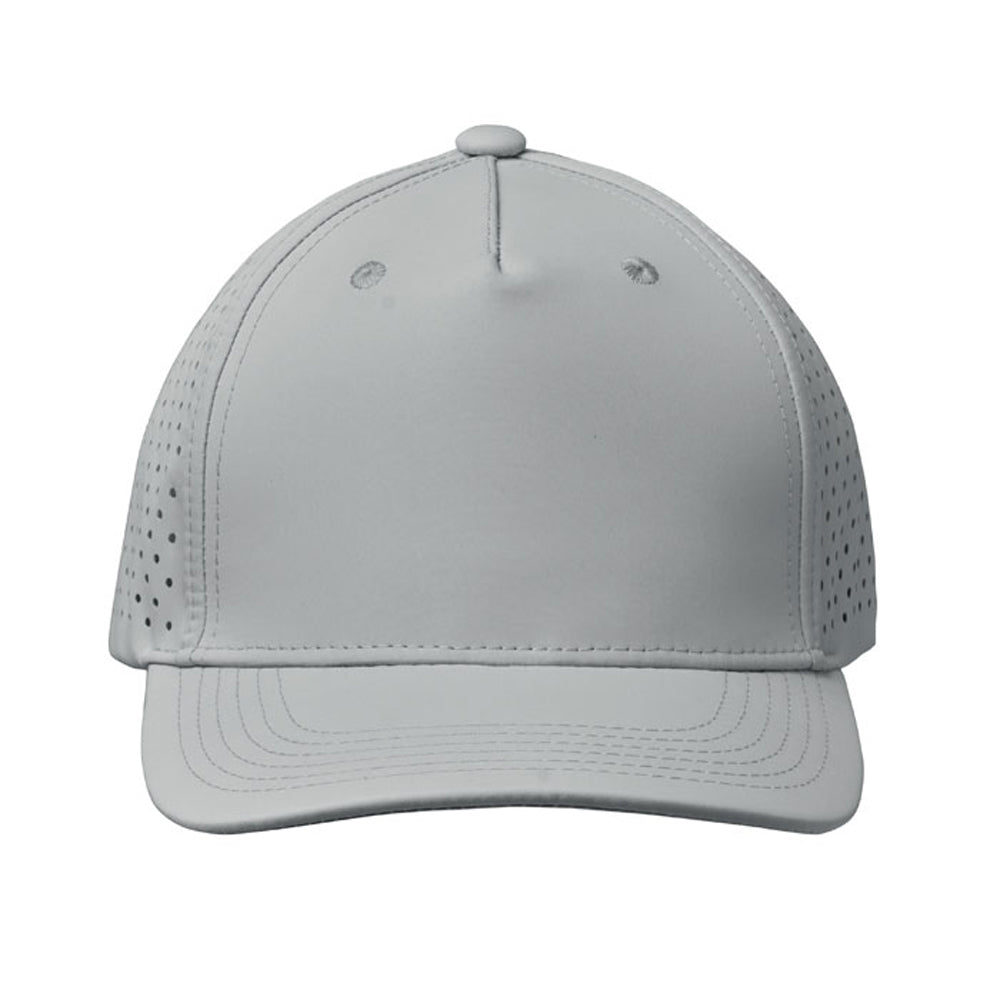 Grey - Lifestyle - MidOcean Unisex Adult Capo 5 Panel Baseball Cap