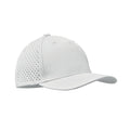 White - Front - MidOcean Unisex Adult Capo 5 Panel Baseball Cap