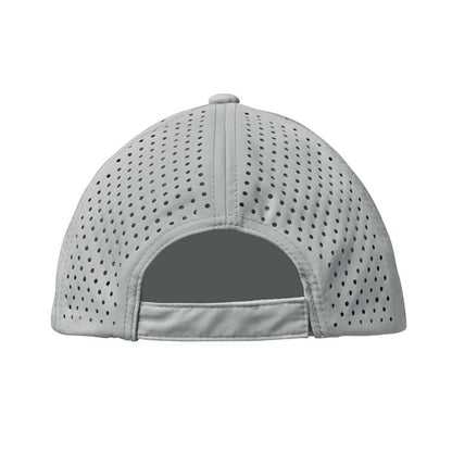 Grey - Back - MidOcean Unisex Adult Capo 5 Panel Baseball Cap