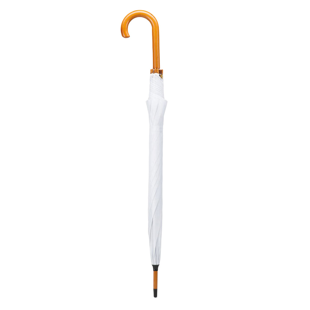 White - Back - MidOcean Cumuli Stick Umbrella