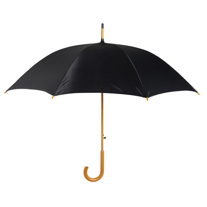 Black - Front - MidOcean Cumuli Stick Umbrella