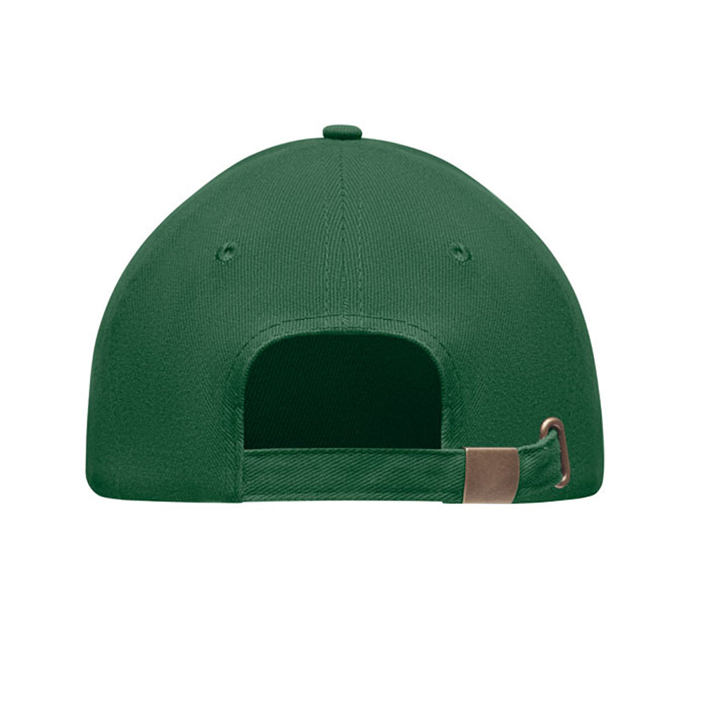 Dark Green - Back - MidOcean Tekapo Heavy Brushed Cotton Baseball Cap