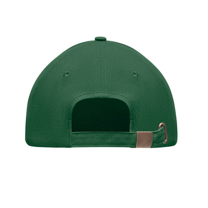 Dark Green - Back - MidOcean Tekapo Heavy Brushed Cotton Baseball Cap