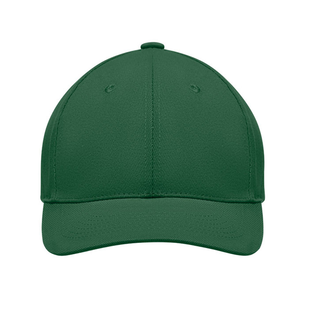 Dark Green - Side - MidOcean Tekapo Heavy Brushed Cotton Baseball Cap