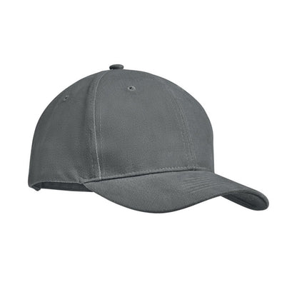 Grey - Front - MidOcean Tekapo Heavy Brushed Cotton Baseball Cap