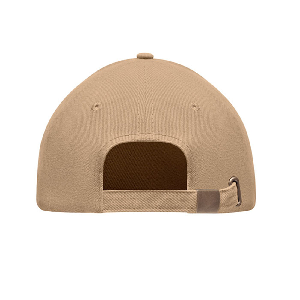 Beige-Beige - Back - MidOcean Tekapo Heavy Brushed Cotton Baseball Cap