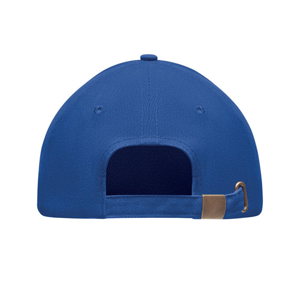 Royal Blue - Back - MidOcean Tekapo Heavy Brushed Cotton Baseball Cap