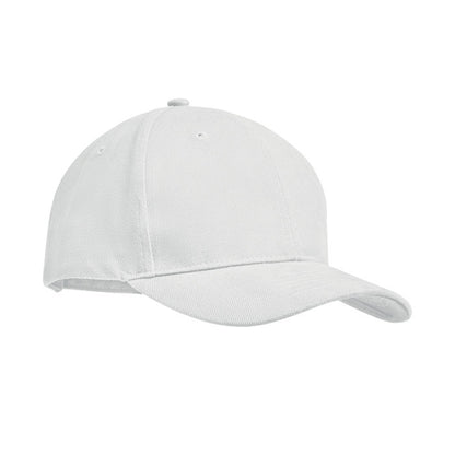 White - Front - MidOcean Tekapo Heavy Brushed Cotton Baseball Cap