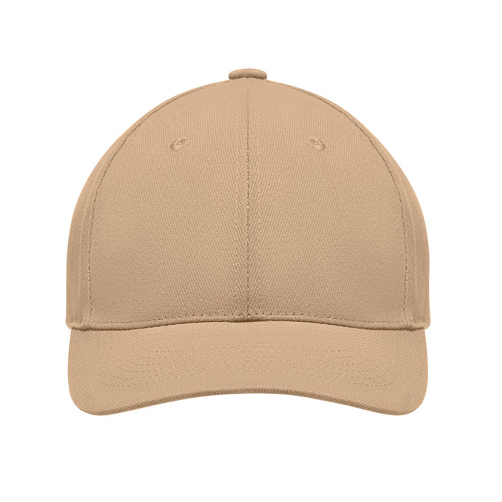 Beige-Beige - Side - MidOcean Tekapo Heavy Brushed Cotton Baseball Cap